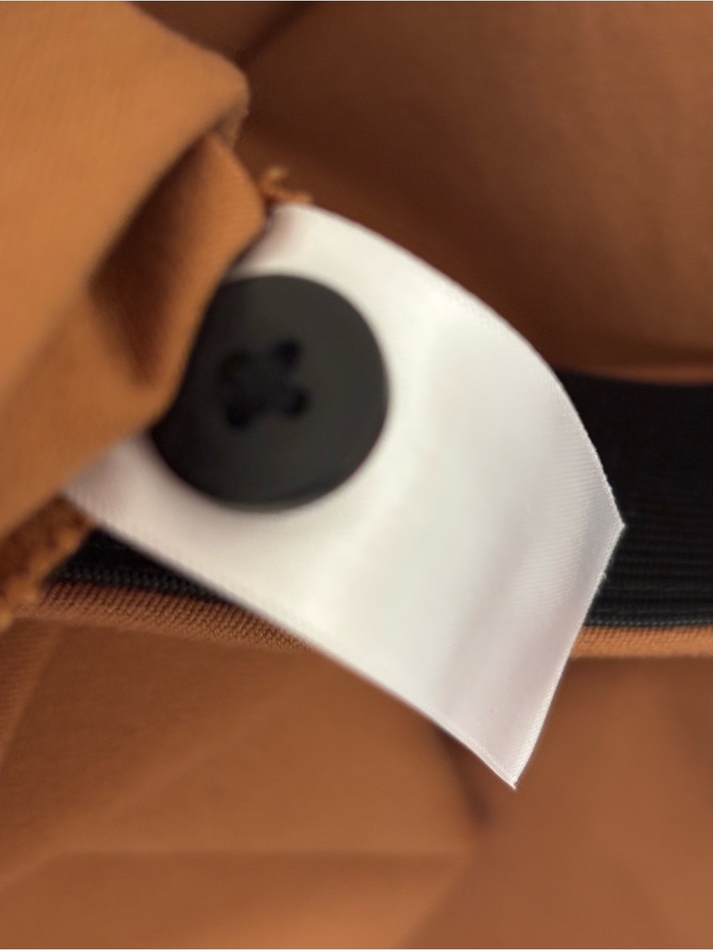 Everlane Brown Cotton Skirt Minimalist Stretch A‑Line Neutral Capsule Wardrobe - Picture 5 of 5
